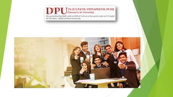 DPU - Best College in Pune for MBA Distance Learning