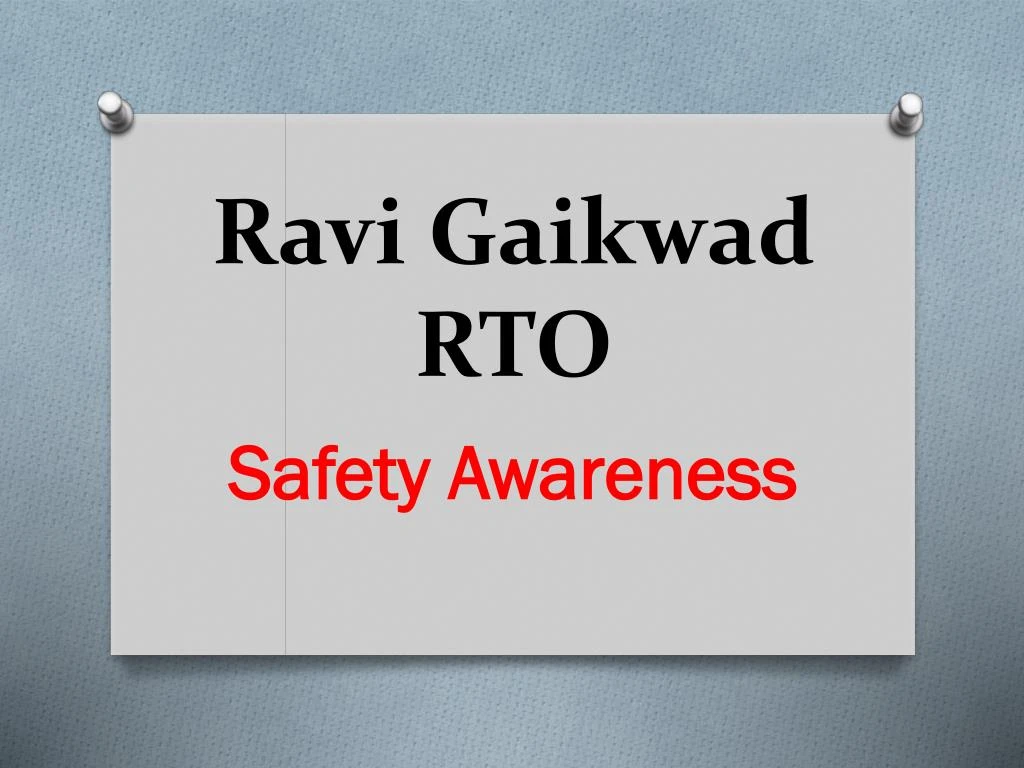 ravi gaikwad rto