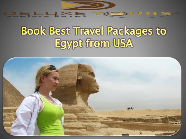 Book Best Travel Packages to Egypt from USA
