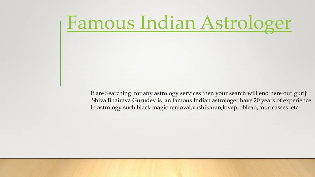famous indian astrologer