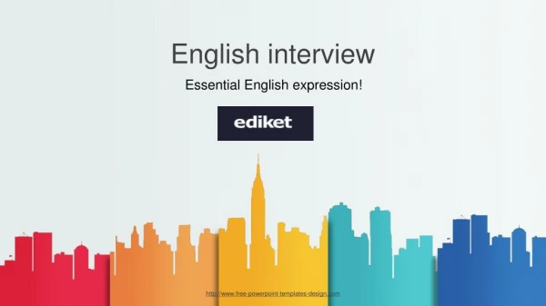 English interview-Essential English expression!