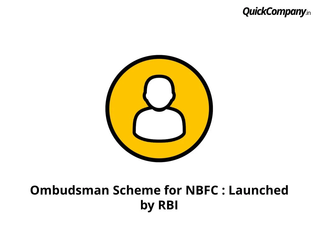 ombudsman scheme for nbfc launched by rbi