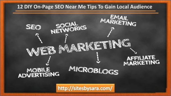 DIY On-page SEO Near Me Tips To Gain Local Audience