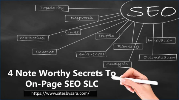 Secrets To On-page SEO SLC