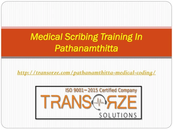 Medical Scribing Training In Pathanamthitta