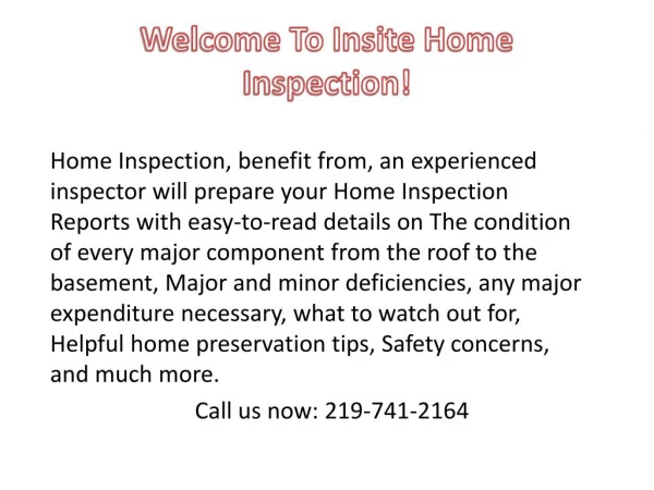 Home Inspections Crown Point IN