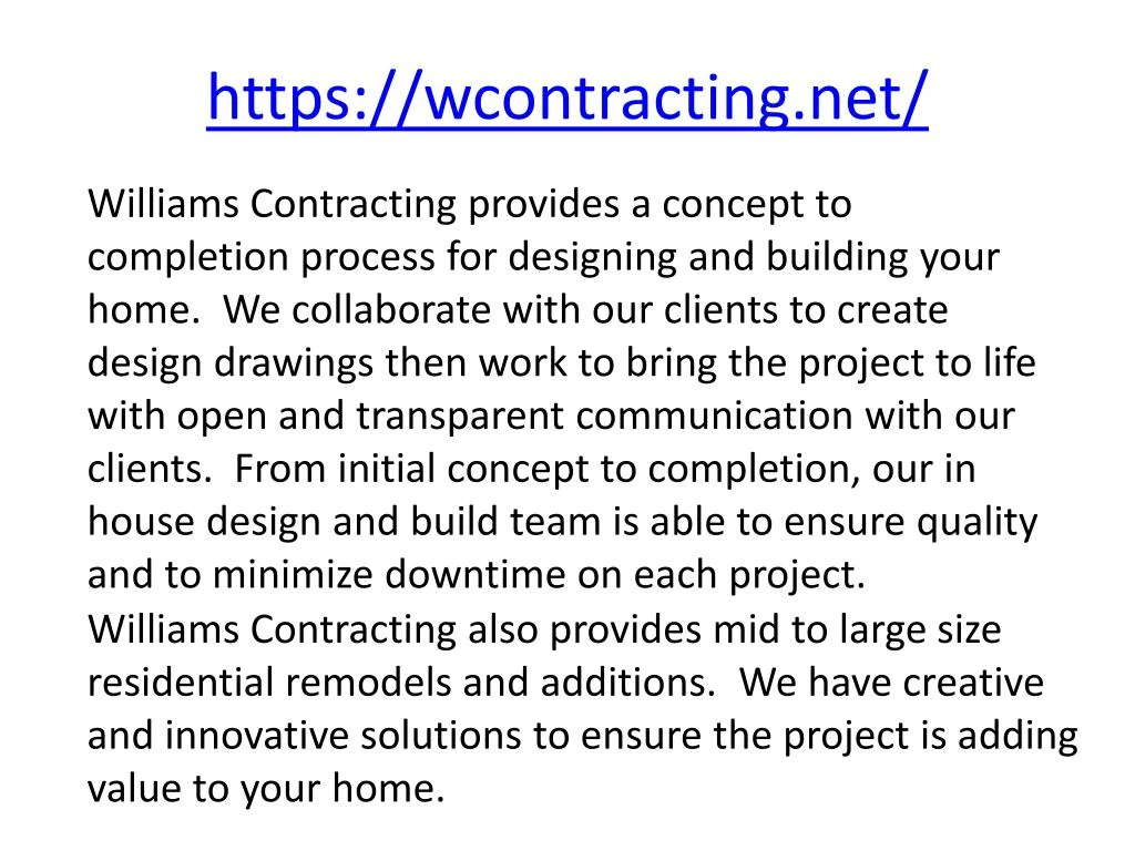 https wcontracting net