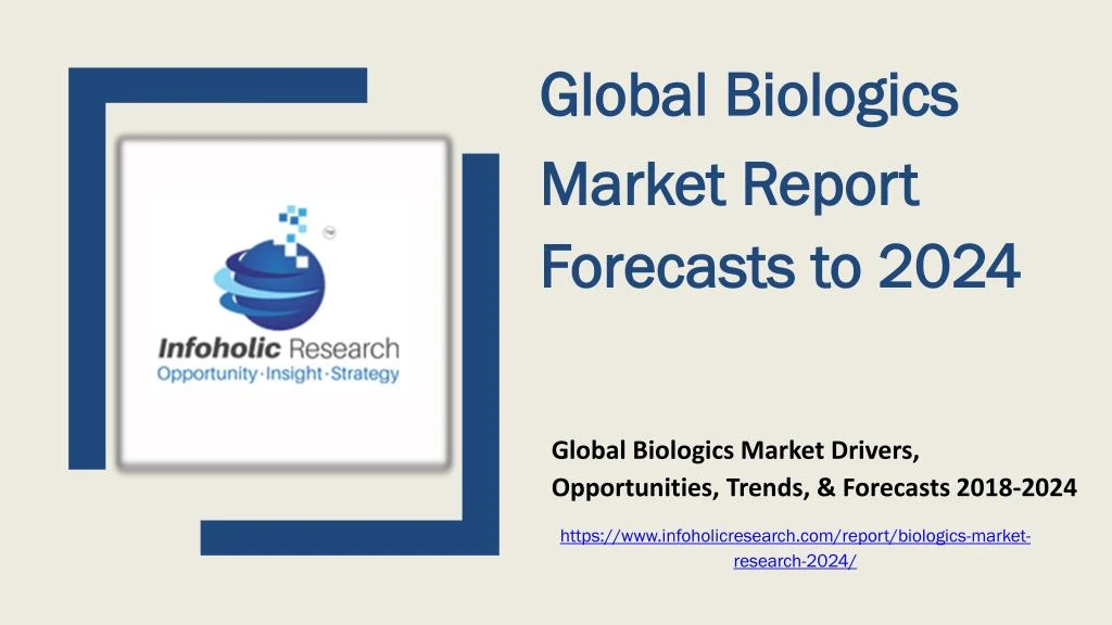global biologics market drivers opportunities trends forecasts 2018 2024