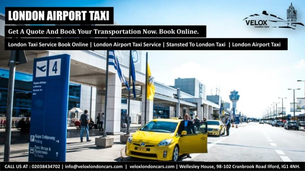 London Airport Taxi Service - The reliable airport taxi service in London