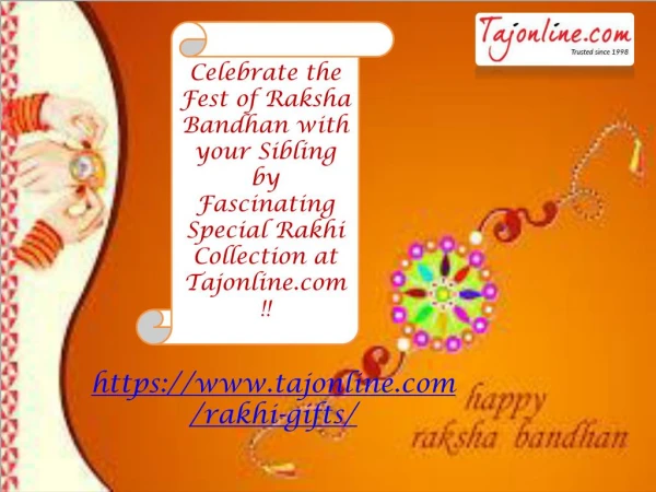 Celebrate Raksha bandhan - Rakhi Collection