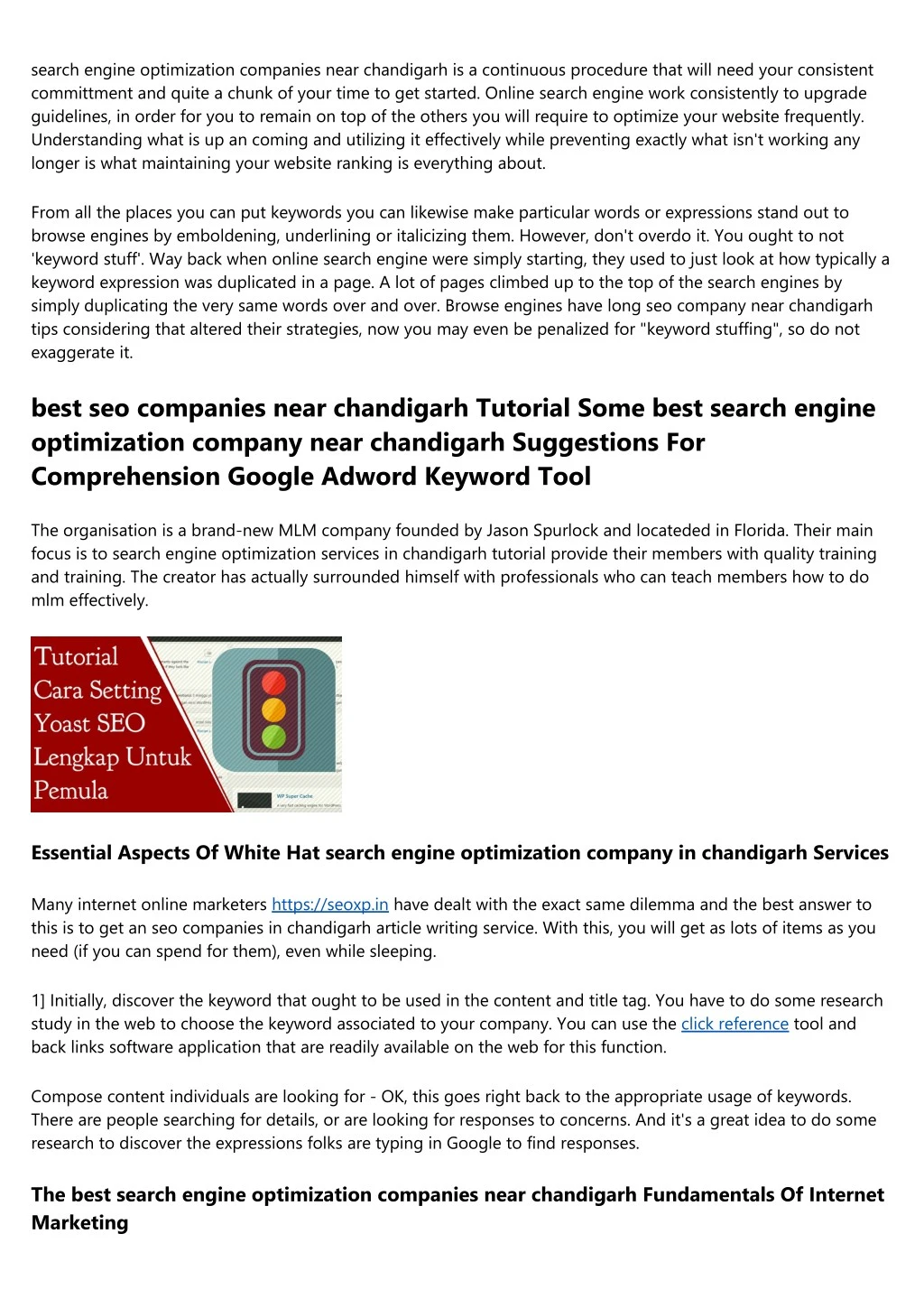 search engine optimization companies near