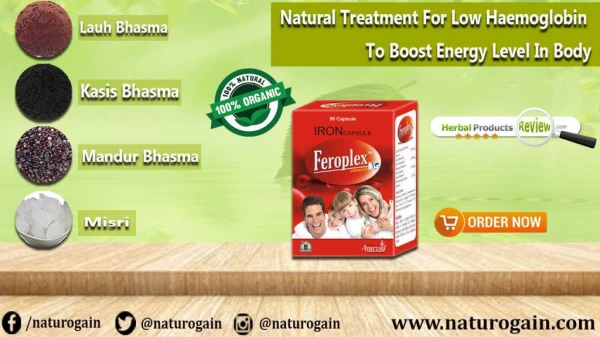 Natural Treatment for Low Haemoglobin to Boost Energy Level in Body