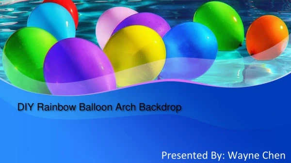 DIY Rainbow Balloon Arch Backdrop - Party Zealot