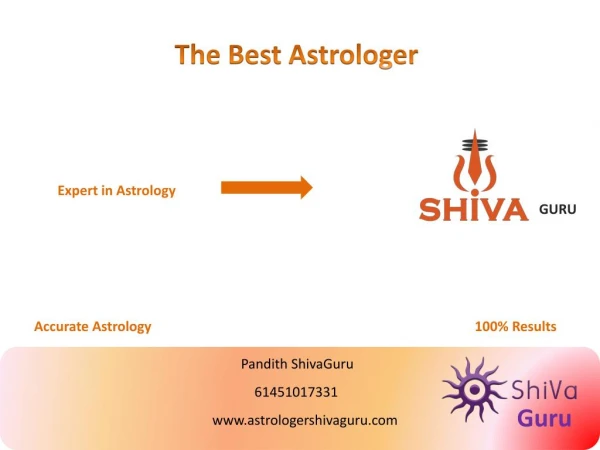 Astrologer Shiva Guru -Vashikaran Specialist