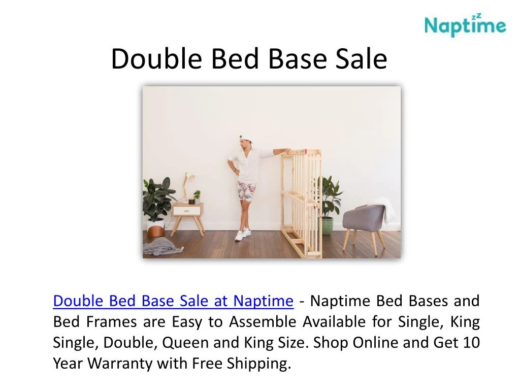 double bed base sale