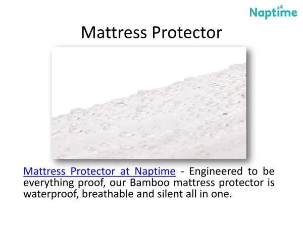 Queen Mattress Protector at Naptime