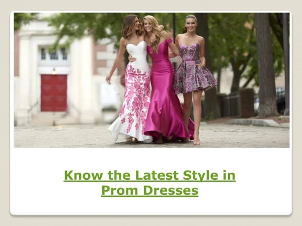 Long Prom Dresses