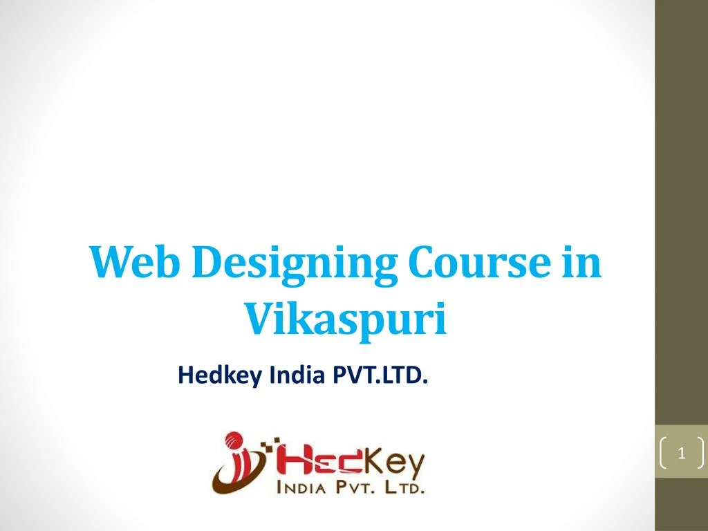 web designing course in vikaspuri