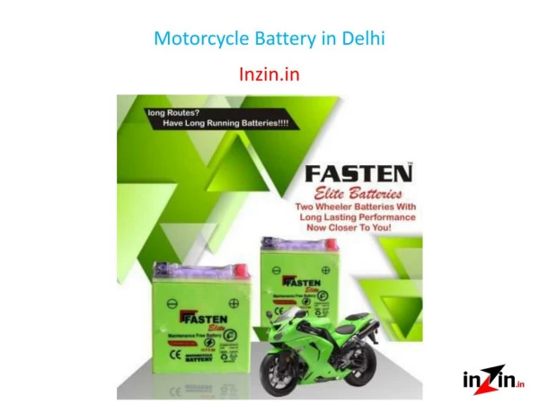 Motorcycle Battery in Delhi