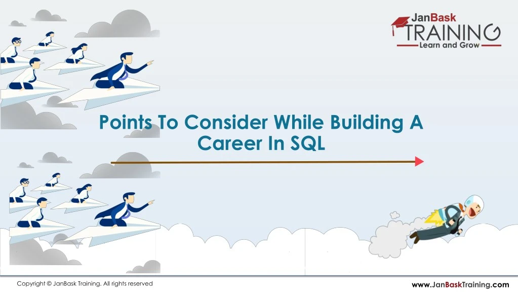 points to consider while building a career in sql