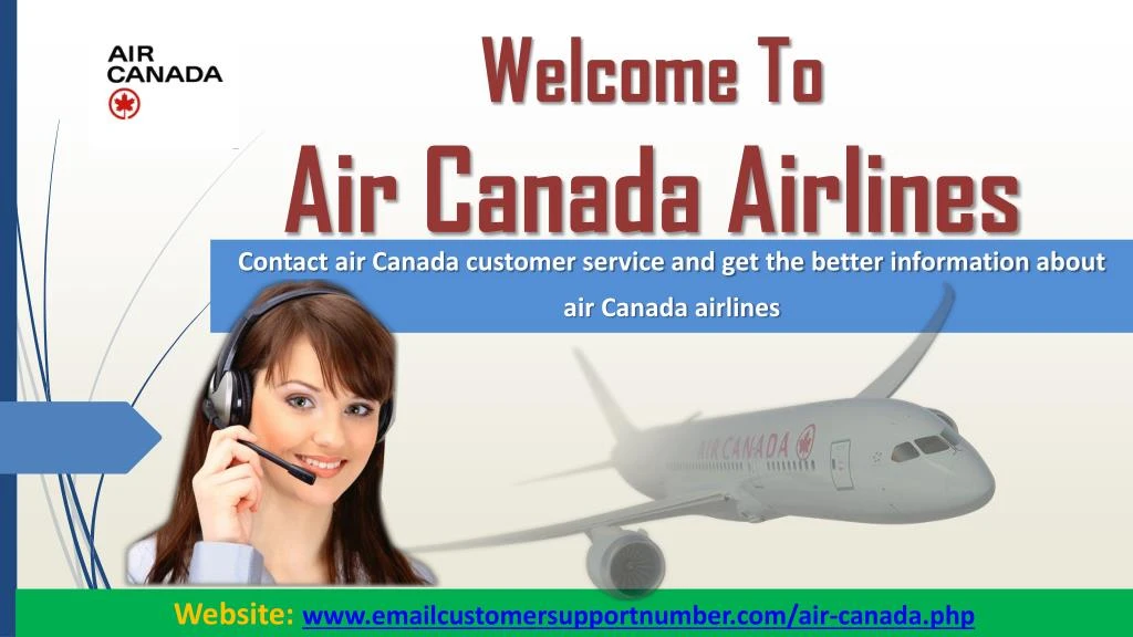 welcome to air canada airlines