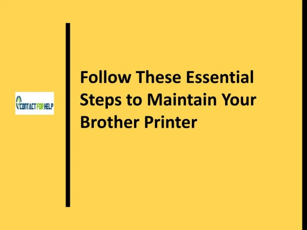 Follow These Essential Steps to Maintain Your Brother Printer