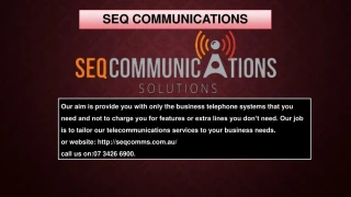 Business Phone Systems - Seqcomms - slide 1