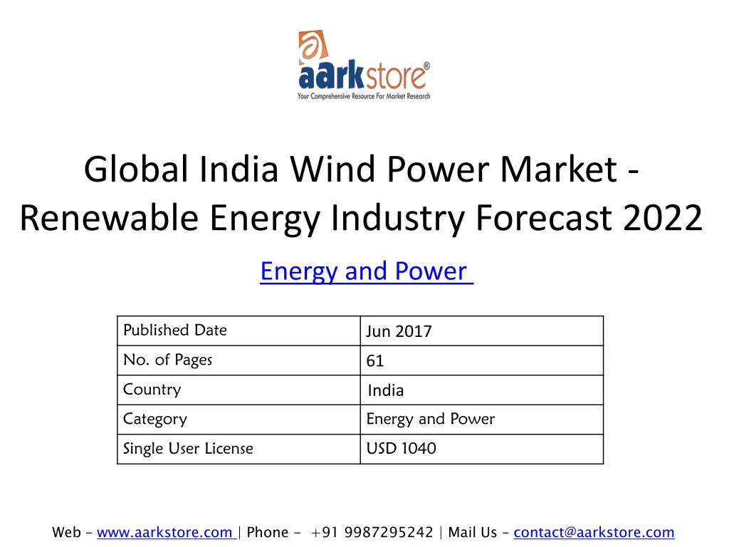 global india wind power market renewable energy industry forecast 2022