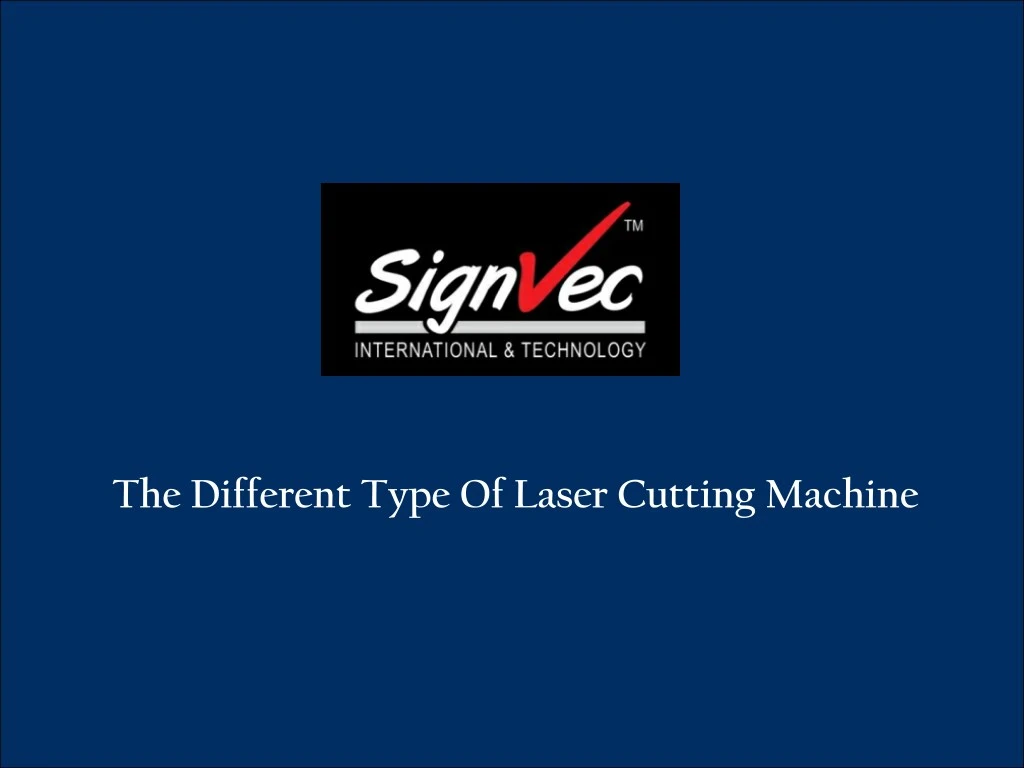 the different type of laser cutting machine