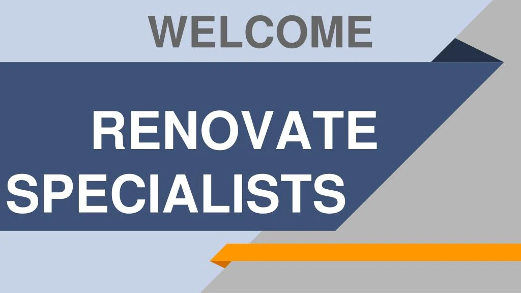 renovate specialists