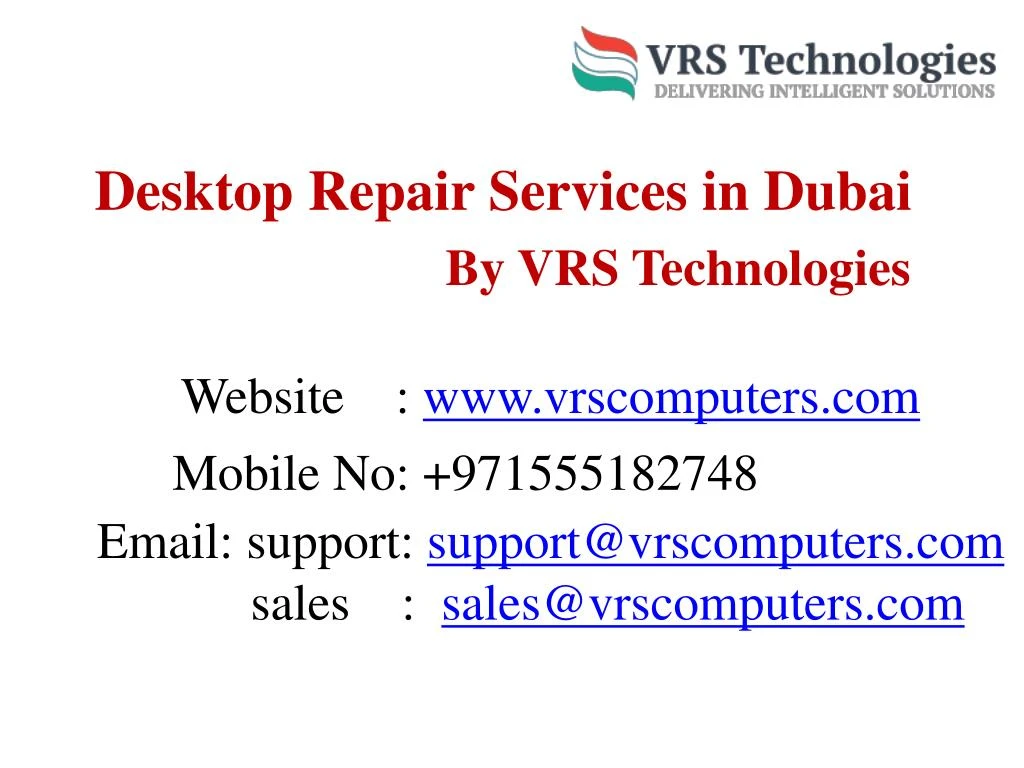 desktop repair services in dubai