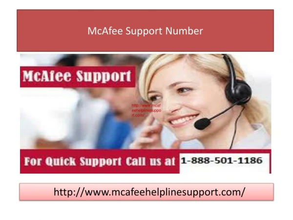 McAfee Support NumberÂ 1-888-501-1186