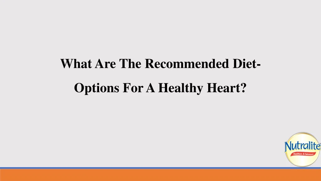 what are the recommended diet
