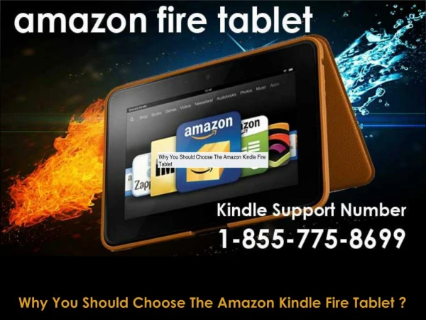 Why You Should Choose The Amazon Kindle Fire Tablet?