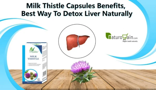 Milk Thistle Capsules Benefits, Best Way to Detox Liver Naturally