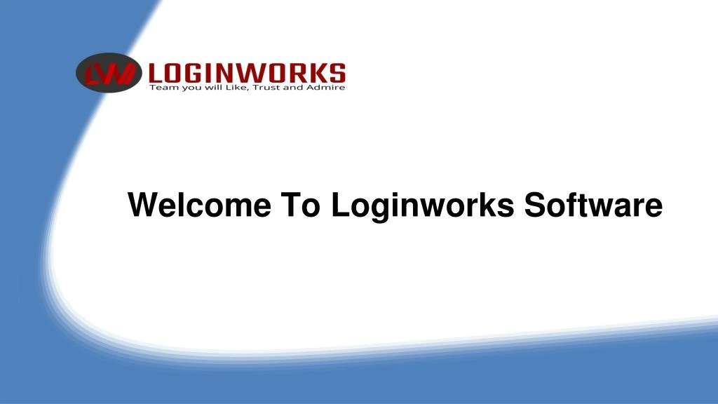welcome to loginworks software