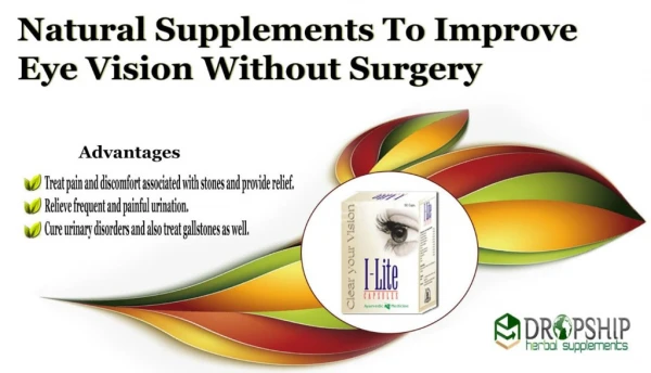 Natural Supplements to Improve Eye Vision without Surgery