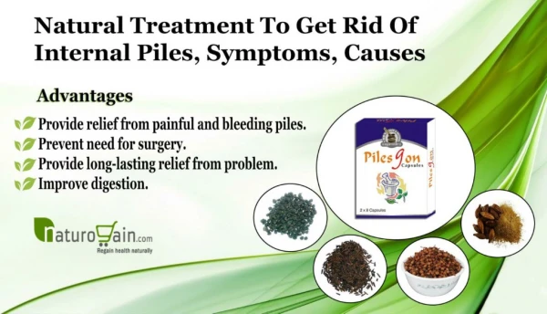 Natural Treatment to Get Rid of Internal Piles, Symptoms, Causes