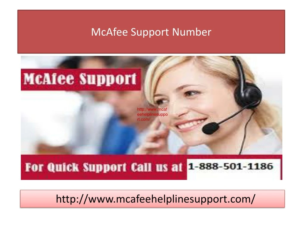 mcafee support number