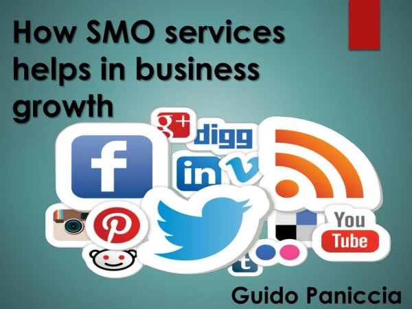 Guido Paniccia Social Media Optimization (SMO) Company in Canada