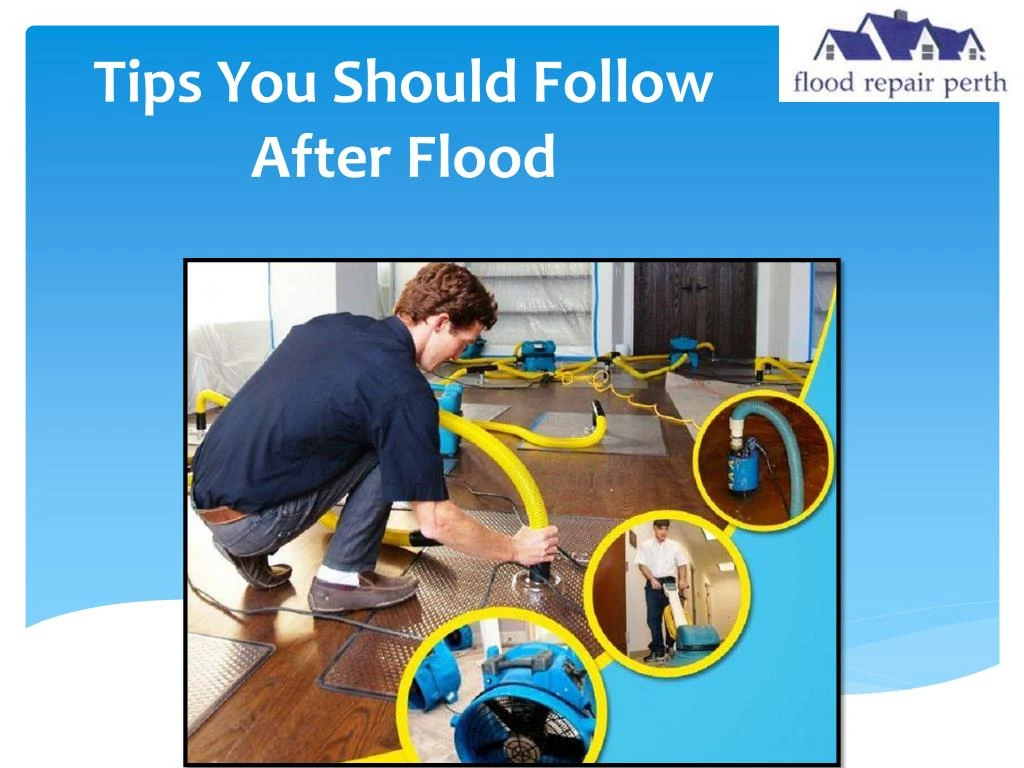 tips you should follow after flood