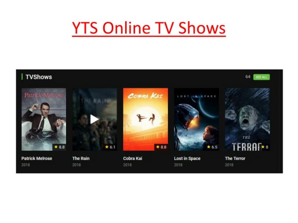 Yts Tv Shows