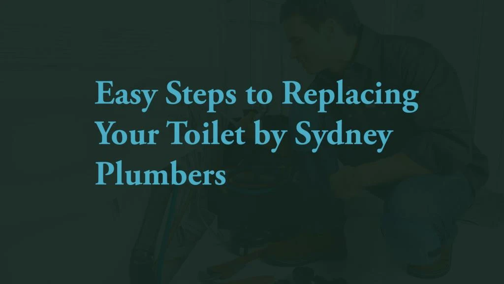 easy steps to replacing your toilet by sydney