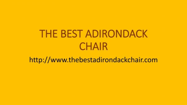 Go Green with Recycle Adirondack Patio Furniture