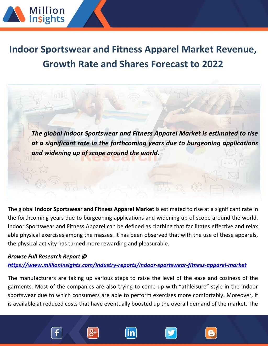 indoor sportswear and fitness apparel market
