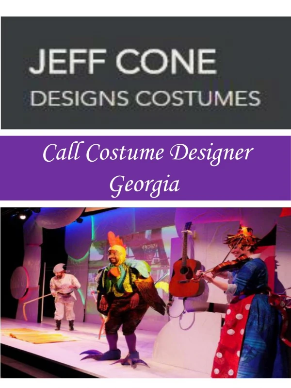 Call Costume Designer Georgia