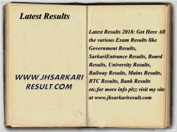 latest results