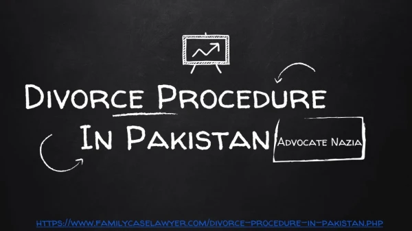 Procedure Of Divorce In Pakistan In Urdu