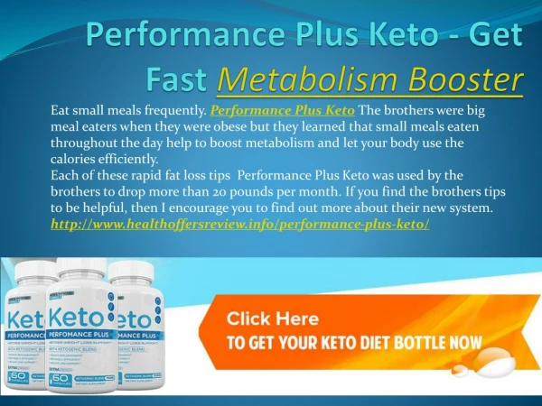 Performance Plus Keto - Your Body Shape Will Look Sexy