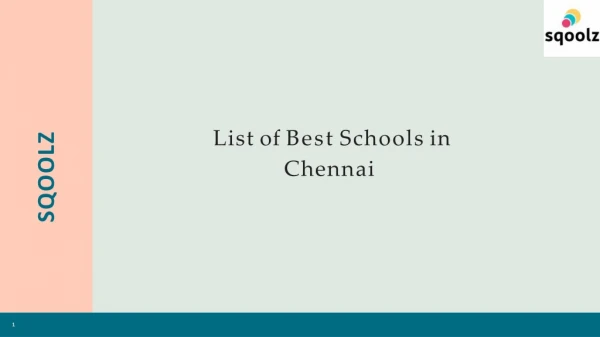 top schools in chennai